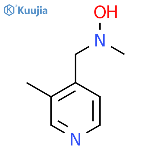 N-methyl-N-(3-methylpyridin-4-yl)methylhydroxylamine structure