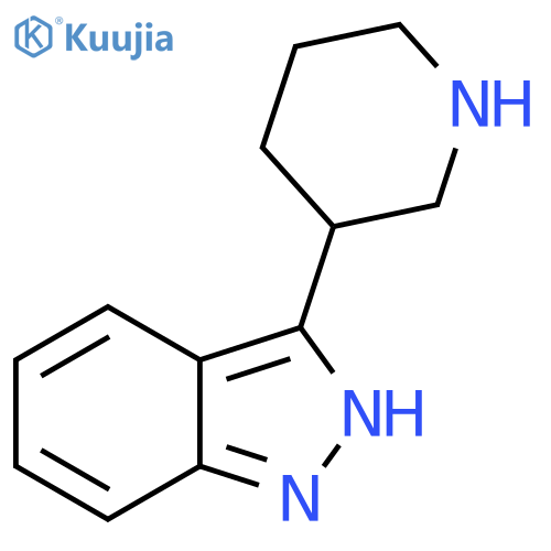 3-(piperidin-3-yl)-1H-indazole structure