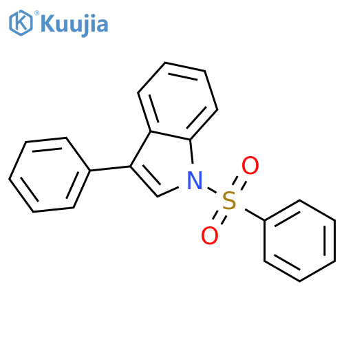 1H-Indole,3-phenyl-1-(phenylsulfonyl)- structure