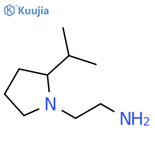 2-2-(propan-2-yl)pyrrolidin-1-ylethan-1-amine structure