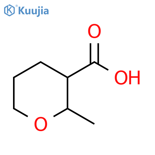 2-methyloxane-3-carboxylic acid structure