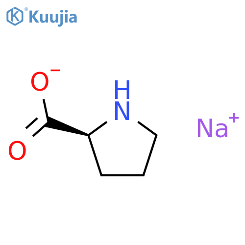 L-Proline Sodium Salt structure