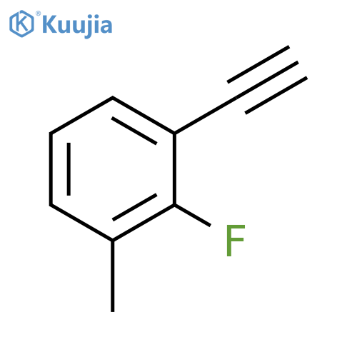 1-ethynyl-2-fluoro-3-methylbenzene structure