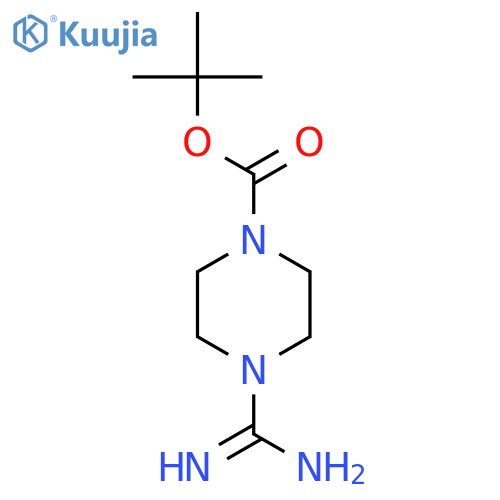 tert-Butyl 4-carbamimidoylpiperazine-1-carboxylate structure
