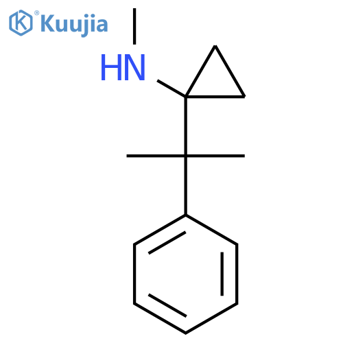 N-methyl-1-(2-phenylpropan-2-yl)cyclopropan-1-amine structure