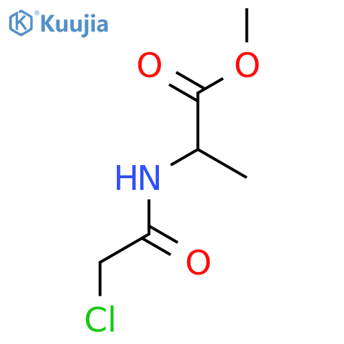 N-(Chloroacetyl)-DL-alanine Methyl Ester structure