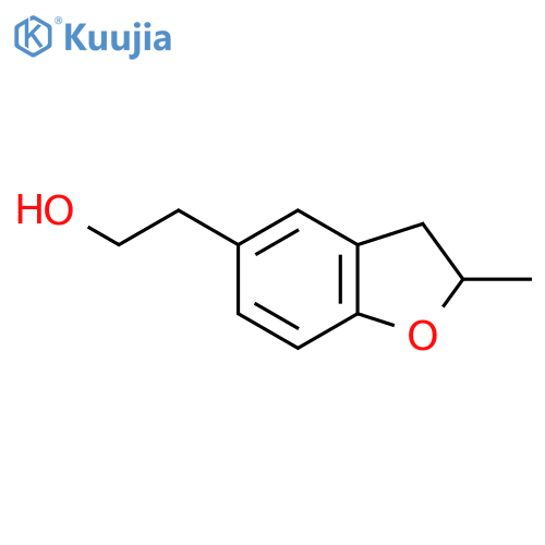 2-(2-Methyl-2,3-dihydro-1-benzofuran-5-yl)ethan-1-ol structure