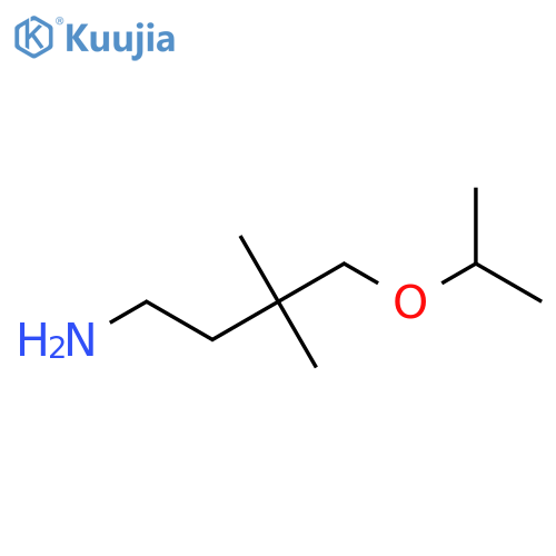 3,3-dimethyl-4-(propan-2-yloxy)butan-1-amine structure
