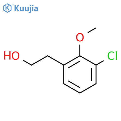 2-(3-chloro-2-methoxyphenyl)ethan-1-ol structure