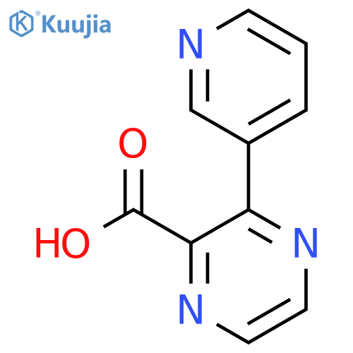 3-(Pyridin-3-yl)pyrazine-2-carboxylic acid structure
