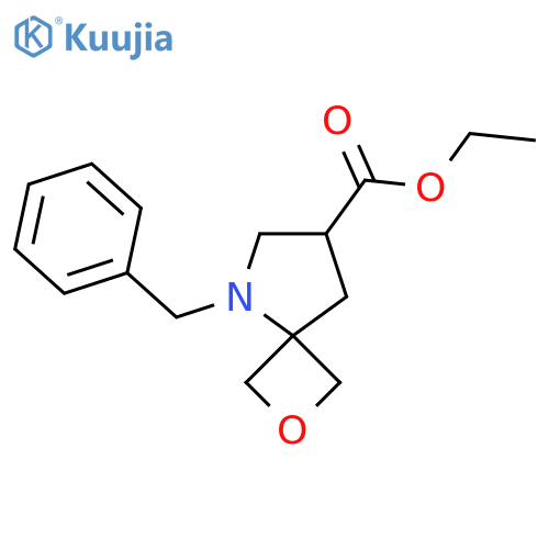 ethyl 5-benzyl-2-oxa-5-azaspiro[3.4]octane-7-carboxylate structure