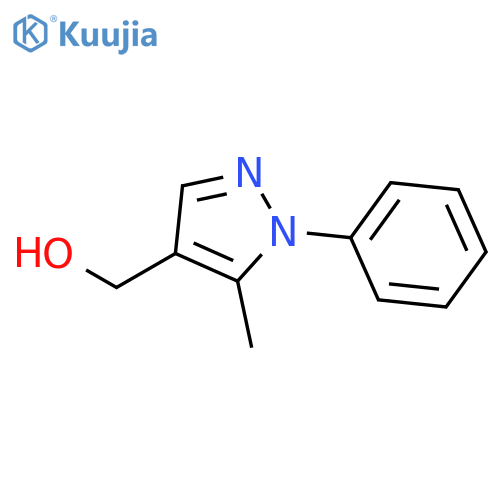 (5-Methyl-1-phenyl-1H-pyrazol-4-yl)methanol structure