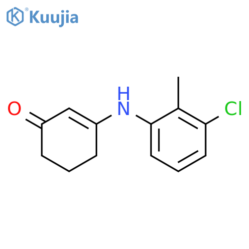 3-(3-Chloro-2-methylphenyl)amino-cyclohex-2-en-1-one structure