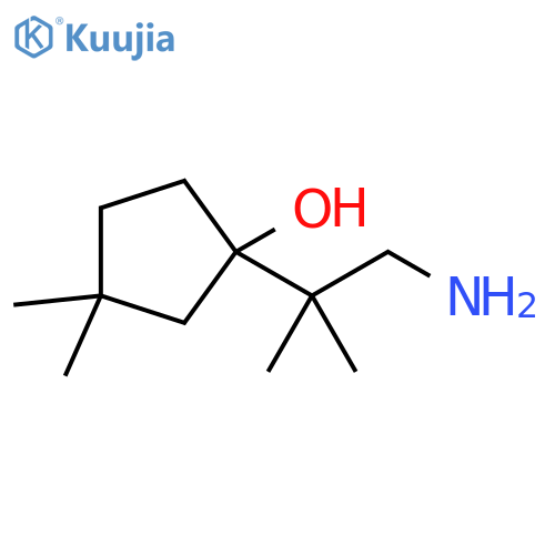 Cyclopentanol, 1-(2-amino-1,1-dimethylethyl)-3,3-dimethyl- structure