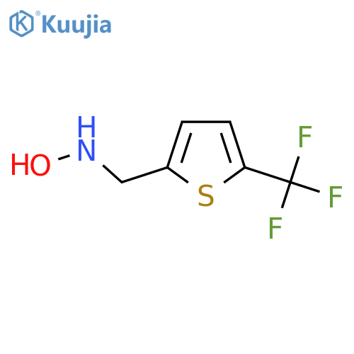N-{5-(trifluoromethyl)thiophen-2-ylmethyl}hydroxylamine structure