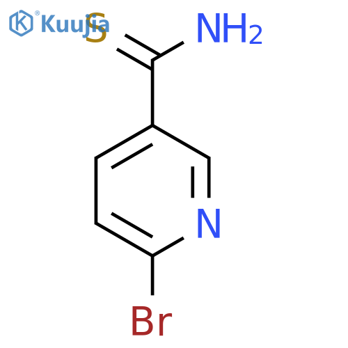 6-bromopyridine-3-carbothioamide structure