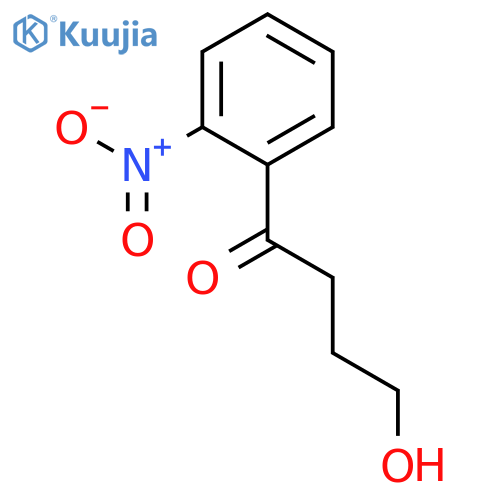 1-Butanone, 4-hydroxy-1-(2-nitrophenyl)- structure