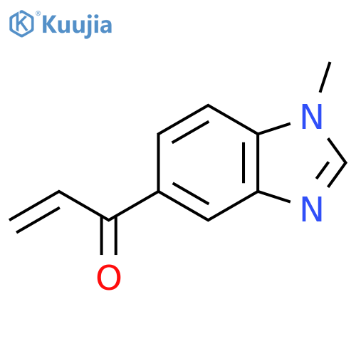 1-(1-methyl-1H-1,3-benzodiazol-5-yl)prop-2-en-1-one structure