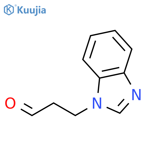 1H-Benzimidazole-1-propanal structure