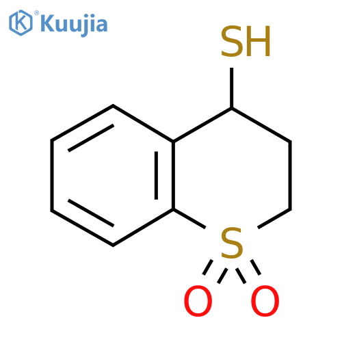 4-Sulfanyl-3,4-dihydro-2H-1lambda6-benzothiopyran-1,1-dione structure