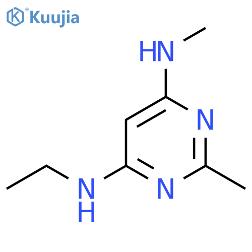N4-Ethyl-N6,2-dimethylpyrimidine-4,6-diamine structure