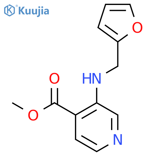 Methyl 3-(furan-2-ylmethylamino)pyridine-4-carboxylate structure
