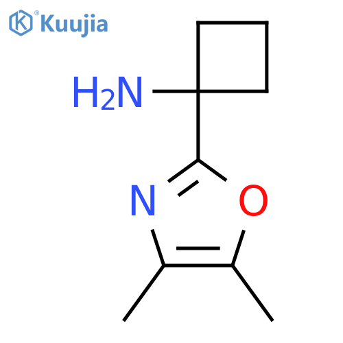 1-(Dimethyl-1,3-oxazol-2-yl)cyclobutan-1-amine structure