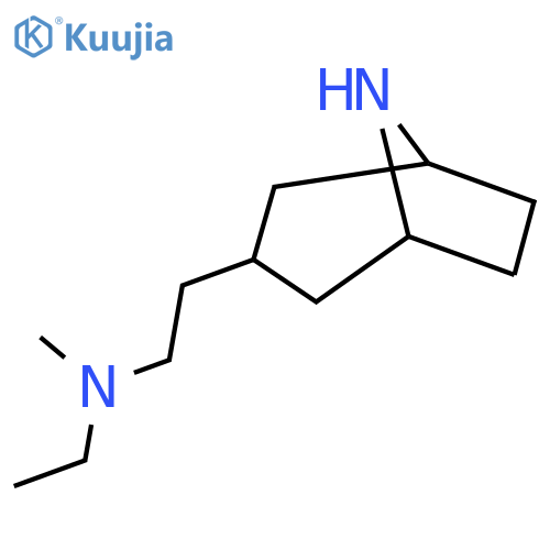 2-(8-Azabicyclo[3.2.1]octan-3-yl)-N-ethyl-N-methylethan-1-amine structure