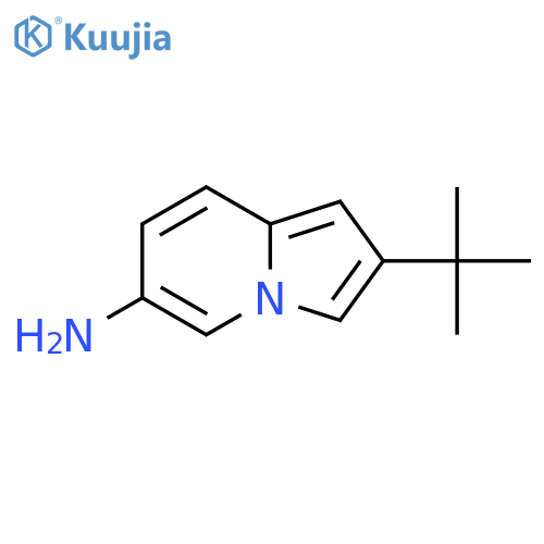 2-tert-Butylindolizin-6-amine structure