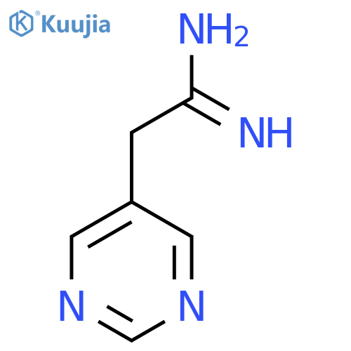 2-(pyrimidin-5-yl)ethanimidamide structure
