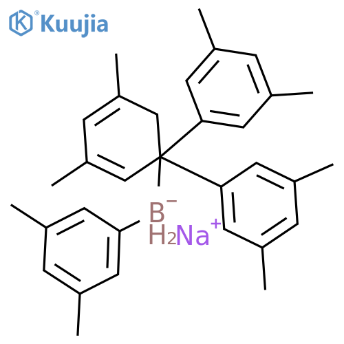 Borate(1-), tetrakis(3,5-dimethylphenyl)-, sodium(1:1) structure