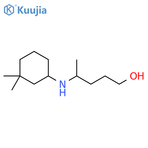4-(3,3-dimethylcyclohexyl)aminopentan-1-ol structure