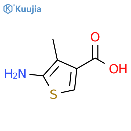 5-amino-4-methylthiophene-3-carboxylic acid structure