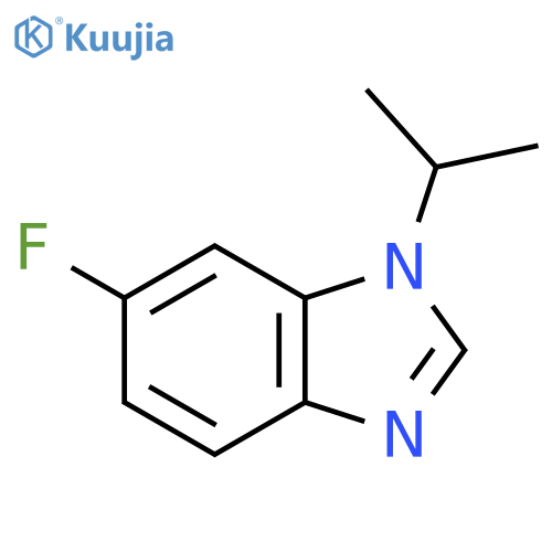 6-fluoro-1-(propan-2-yl)-1H-1,3-benzodiazole structure