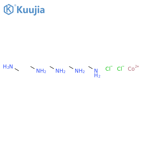 Cobalt(2+),chloropentakis(methanamine)-, dichloride, (OC-6-22)- (9CI) structure