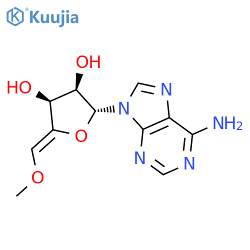 Adenosine, 4',5'-didehydro-5'-O-methyl-, (4'E)- structure