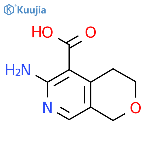 6-amino-1H,3H,4H-pyrano[3,4-c]pyridine-5-carboxylic acid structure