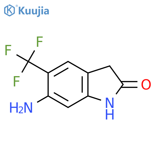 6-Amino-5-(trifluoromethyl)indolin-2-one structure