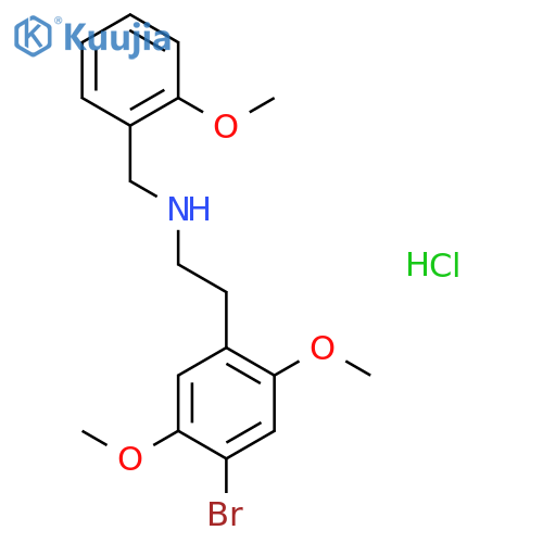 2-(4-Bromo-2,5-dimethoxyphenyl)-N-(2-methoxybenzyl)ethanamine Hydrochloride structure