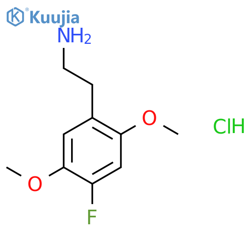 4-Fluoro-2,5-dimethoxybenzeneethanamine Hydrochloride structure