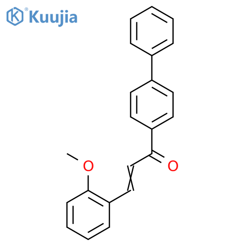 3-(2-Methoxyphenyl)-1-(4-phenylphenyl)prop-2-en-1-one structure