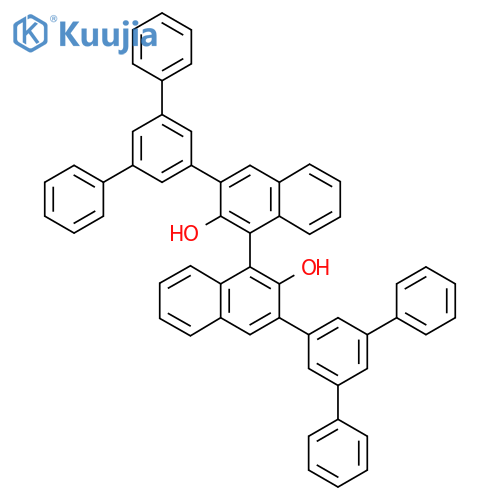 3,3'-Bis(3,5-diphenylphenyl)-1,1'-binaphthalene-2,2'-diol structure