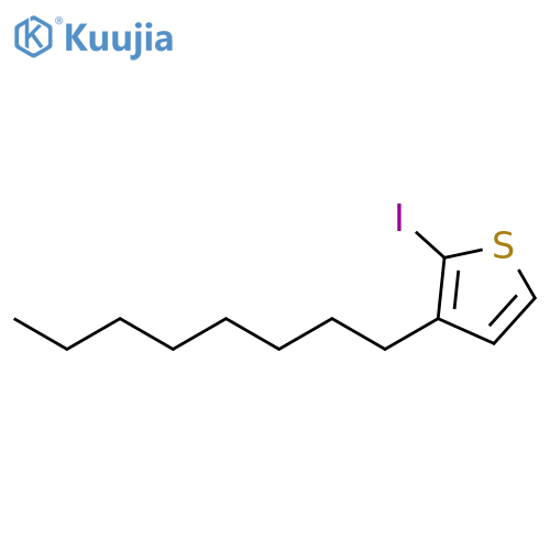 Thiophene, 2-iodo-3-octyl- structure