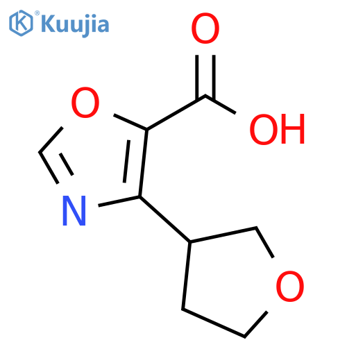 4-(oxolan-3-yl)-1,3-oxazole-5-carboxylic acid structure
