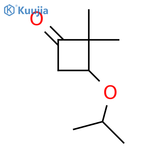 2,2-Dimethyl-3-(propan-2-yloxy)cyclobutan-1-one structure