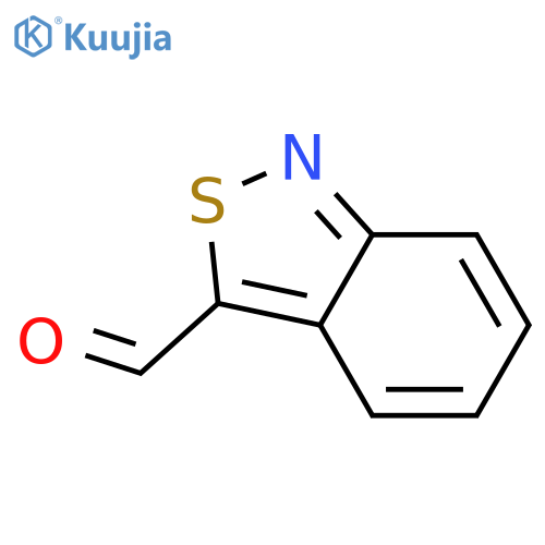 2,1-Benzothiazole-3-carbaldehyde structure