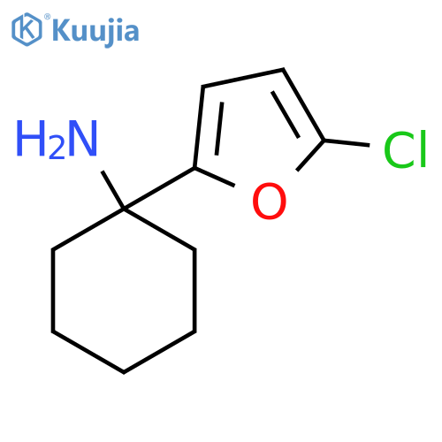 1-(5-chlorofuran-2-yl)cyclohexan-1-amine structure