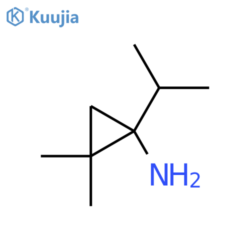2,2-dimethyl-1-(propan-2-yl)cyclopropan-1-amine structure