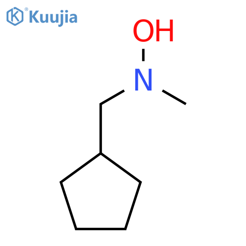 N-(cyclopentylmethyl)-N-methylhydroxylamine structure