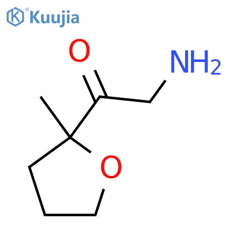 2-Amino-1-(2-methyloxolan-2-yl)ethan-1-one structure